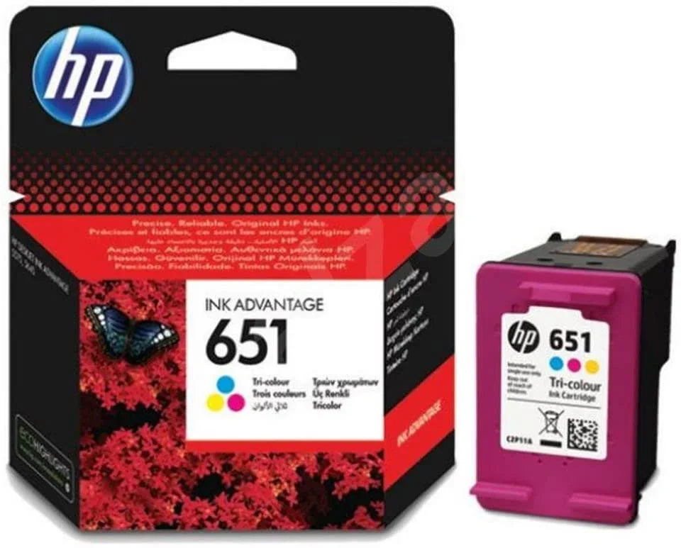 HP 651 Ink Advantage Cartridge, Tri-color - C2P11AE - eBuy UAE